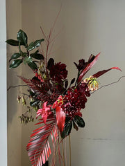 Flowers in a container / images for scale only