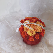 Flowers in a container / images for scale only